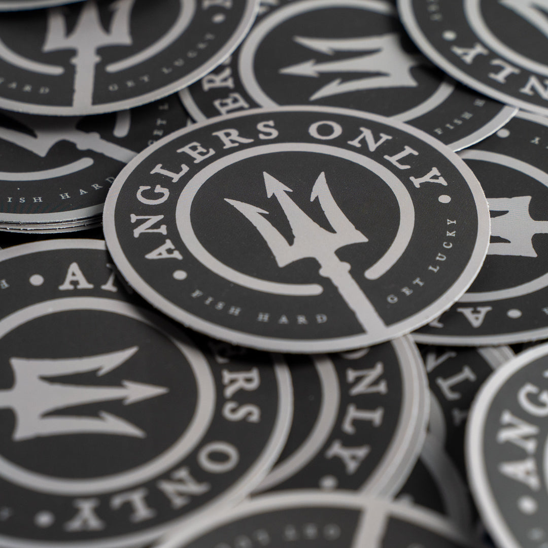 Trident Hand Sticker 'Trident' Box Sticker – Anglers Only
